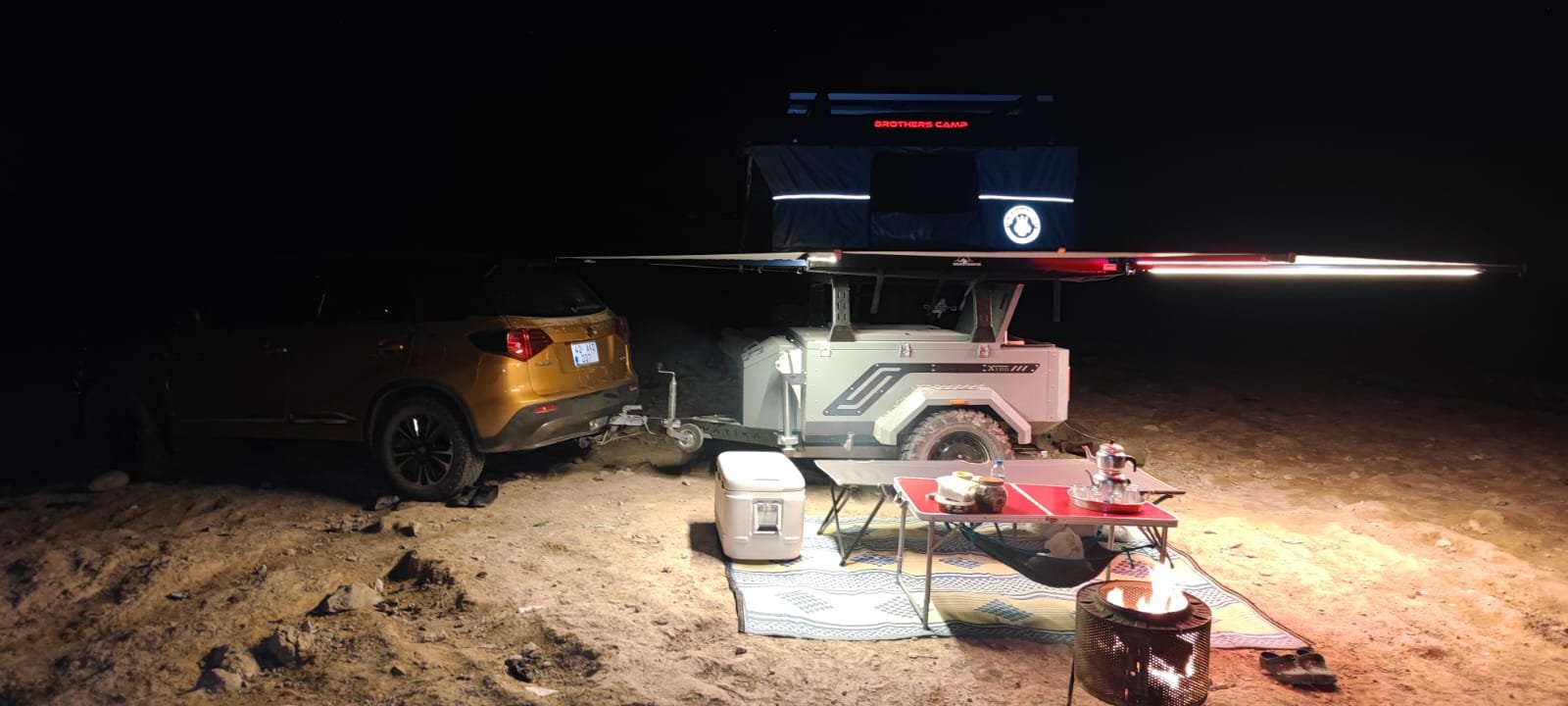 Gece kampında Patika Camper